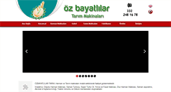 Desktop Screenshot of ozbayatlilartarim.com